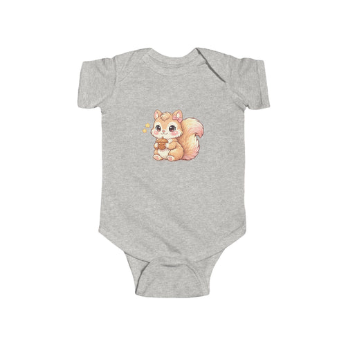 Cute Squirrel Baby Bodysuit — Adorable Woodland Infant Onesie