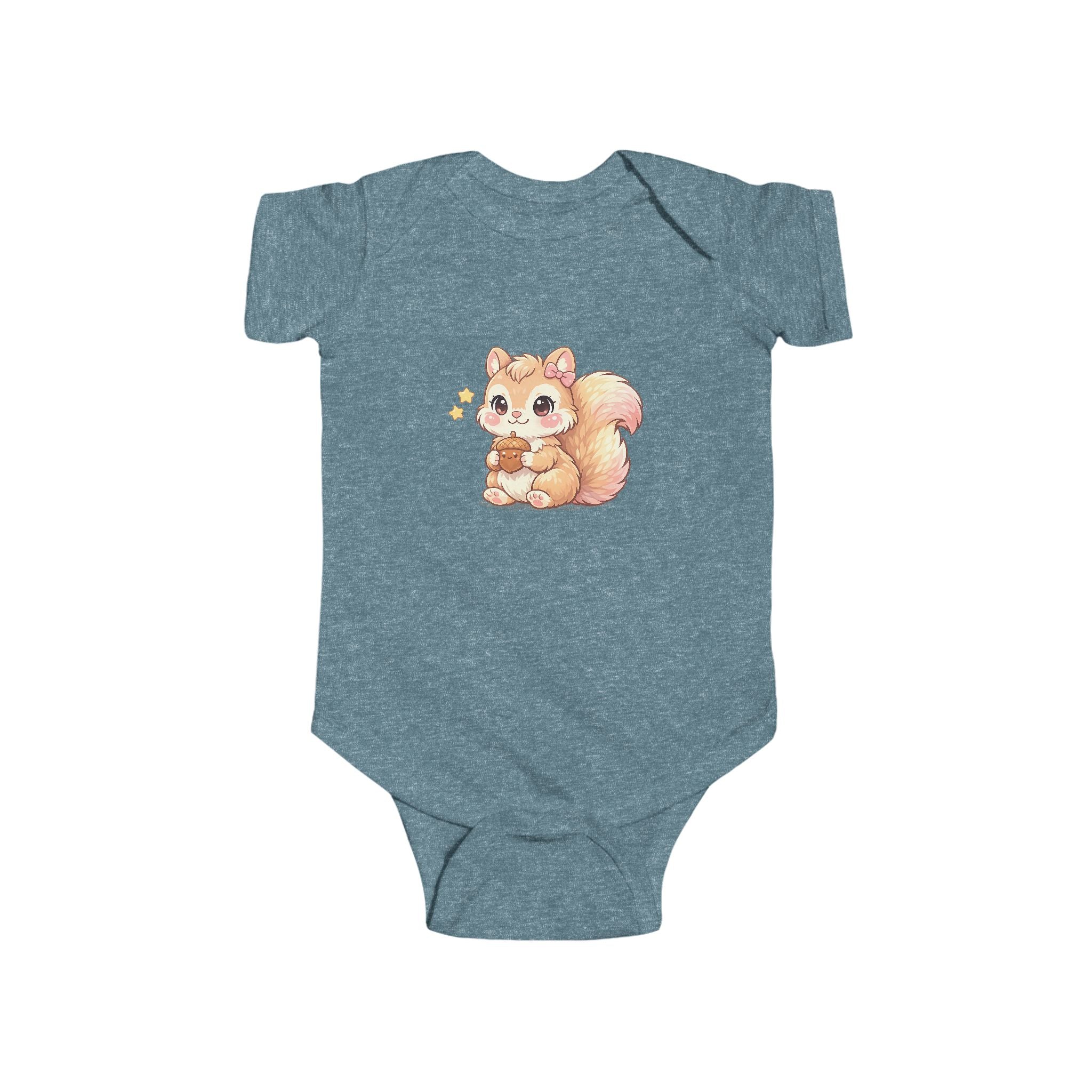 Cute Squirrel Baby Bodysuit — Adorable Woodland Infant Onesie