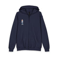 Youth Zip Hoodie with Cute Cartoon Girl Graphic – Casual Kids Streetwear
