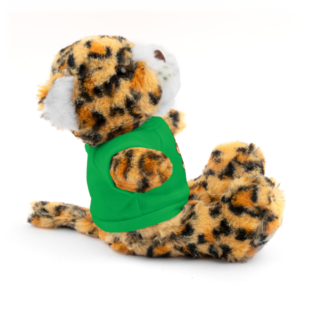 Cute Squirrel Plush Teddy with Graphic Tee — Adorable Stuffed Animal Gift