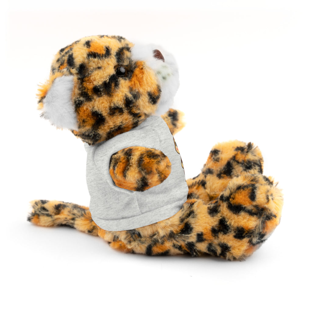Cute Squirrel Plush Teddy with Graphic Tee — Adorable Stuffed Animal Gift