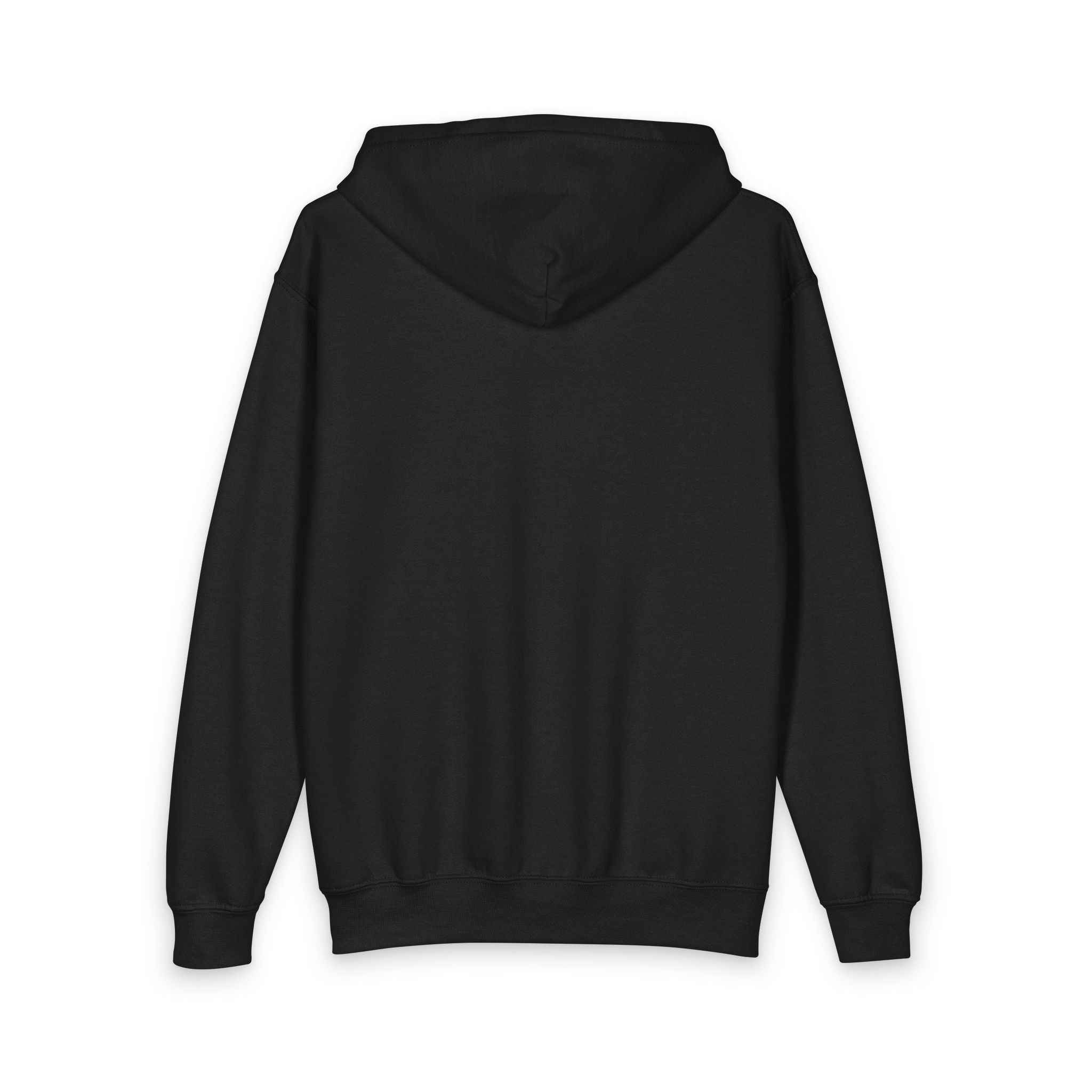 Youth Zip Hoodie with Cute Cartoon Girl Graphic – Casual Kids Streetwear