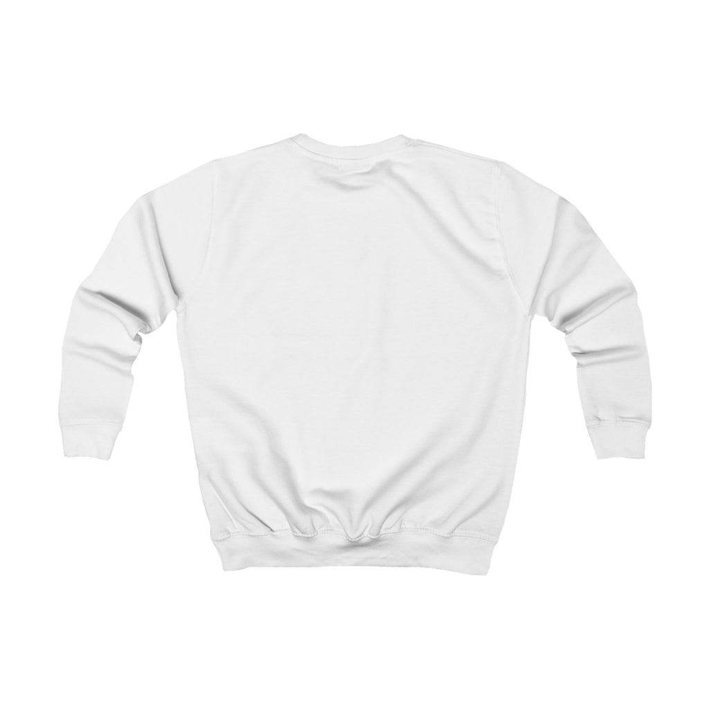 Kids Sweatshirt — Teal Doll Girl Graphic Pullover for Children