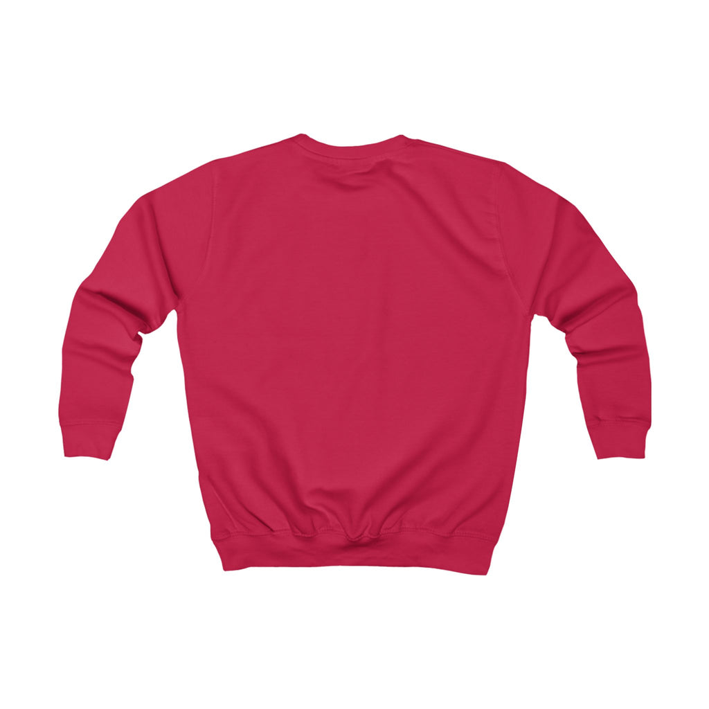 Kids Sweatshirt — Teal Doll Girl Graphic Pullover for Children