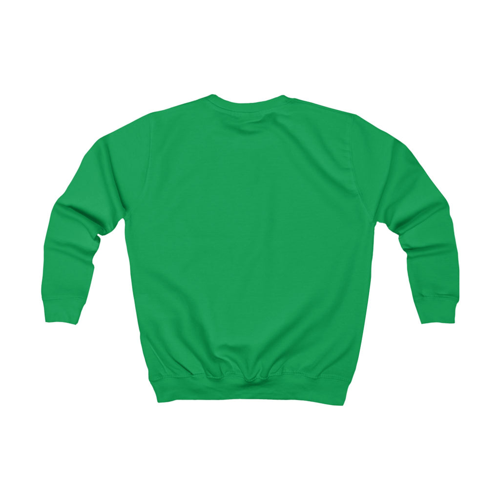 Kids Sweatshirt — Teal Doll Girl Graphic Pullover for Children