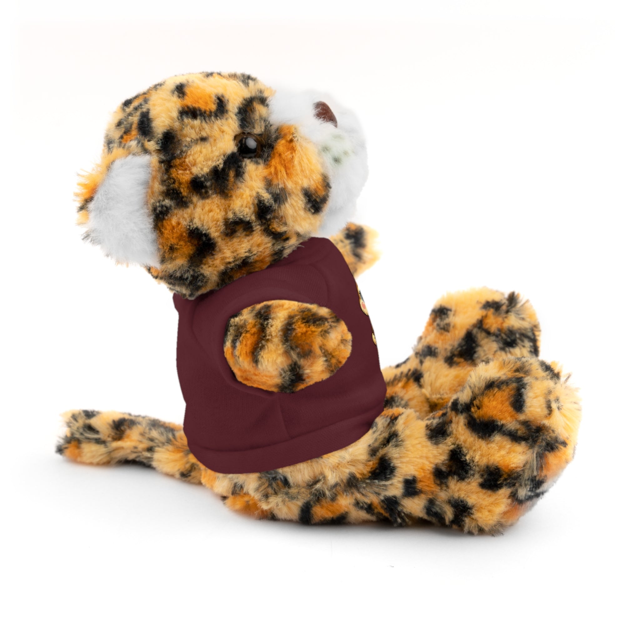 Cute Squirrel Plush Teddy with Graphic Tee — Adorable Stuffed Animal Gift