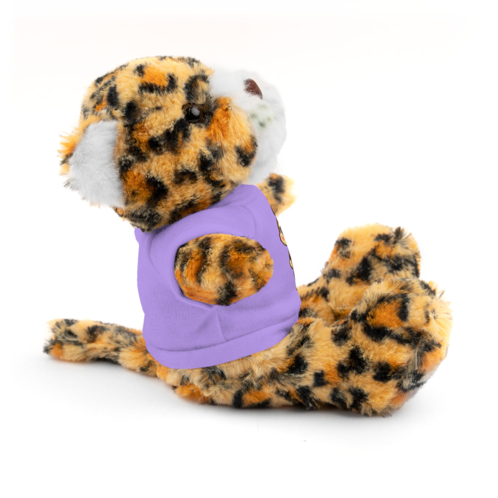 Cute Squirrel Plush Teddy with Graphic Tee — Adorable Stuffed Animal Gift