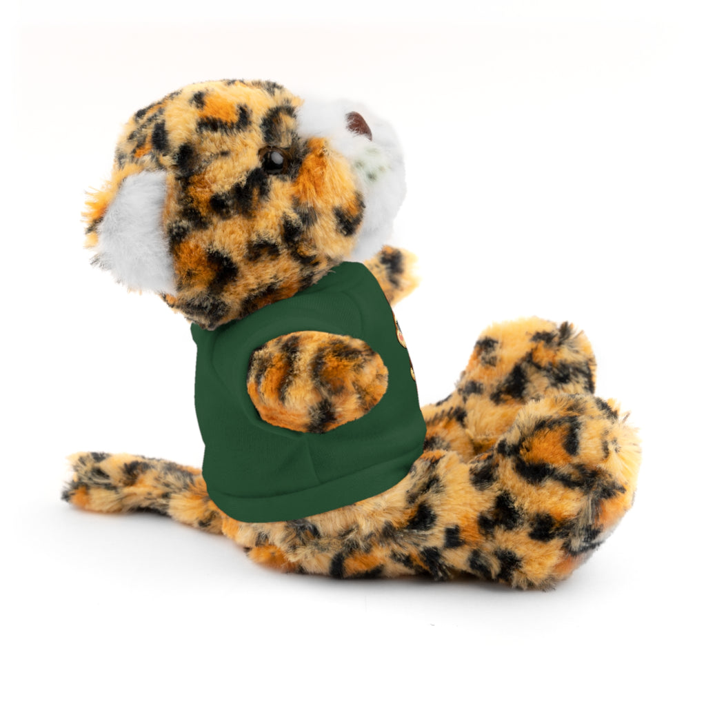 Cute Squirrel Plush Teddy with Graphic Tee — Adorable Stuffed Animal Gift