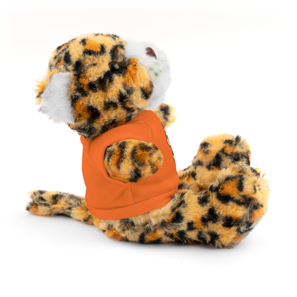 Cute Squirrel Plush Teddy with Graphic Tee — Adorable Stuffed Animal Gift