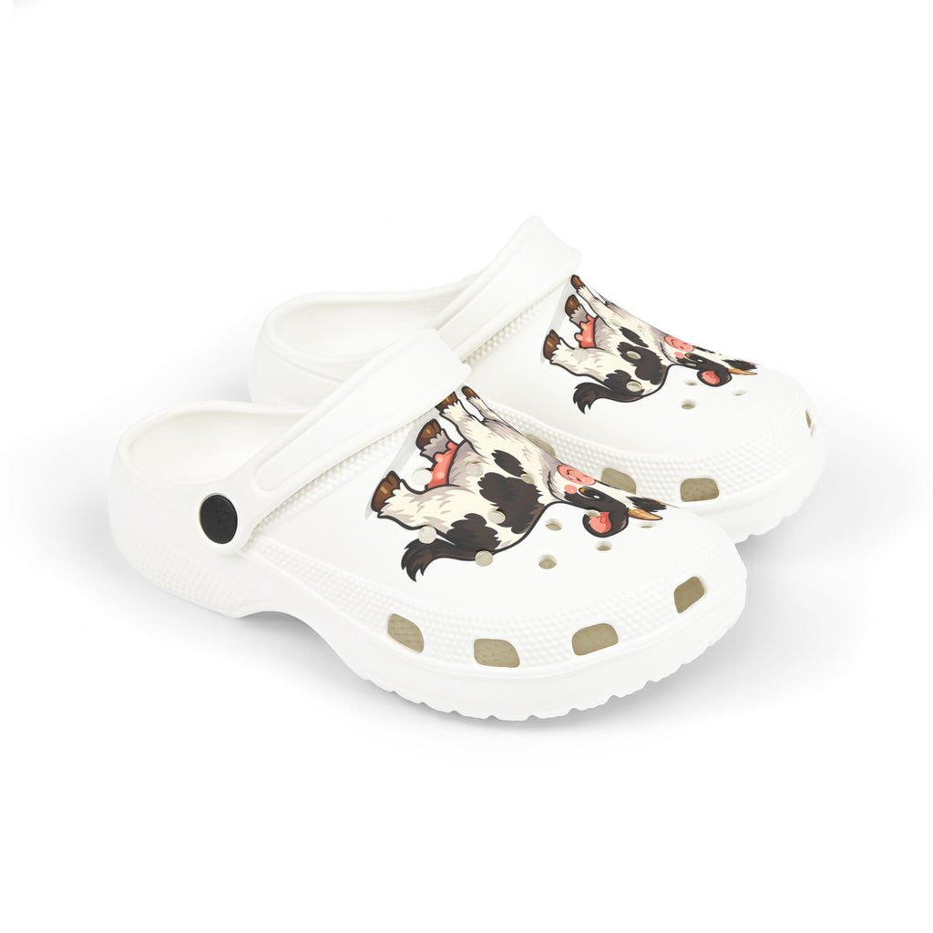 Kids Cow Print EVA Foam Clogs – Cute Farm Animal Slip-Ons