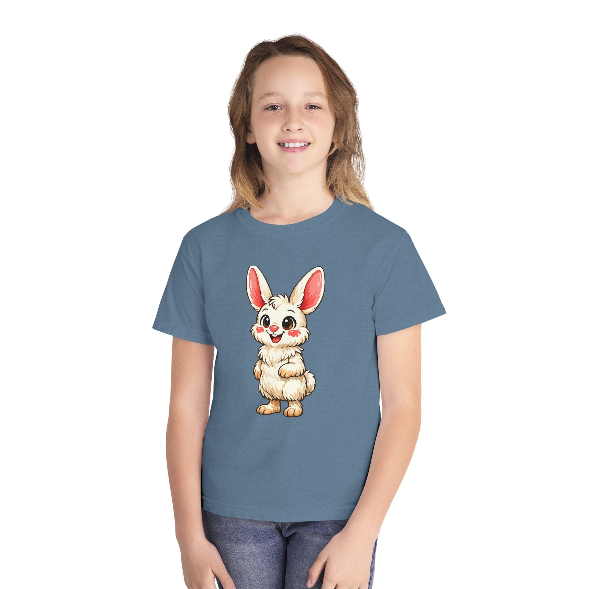 Cute Bunny Kids T‑Shirt – Adorable Cartoon Rabbit Tee for Toddlers & Kids