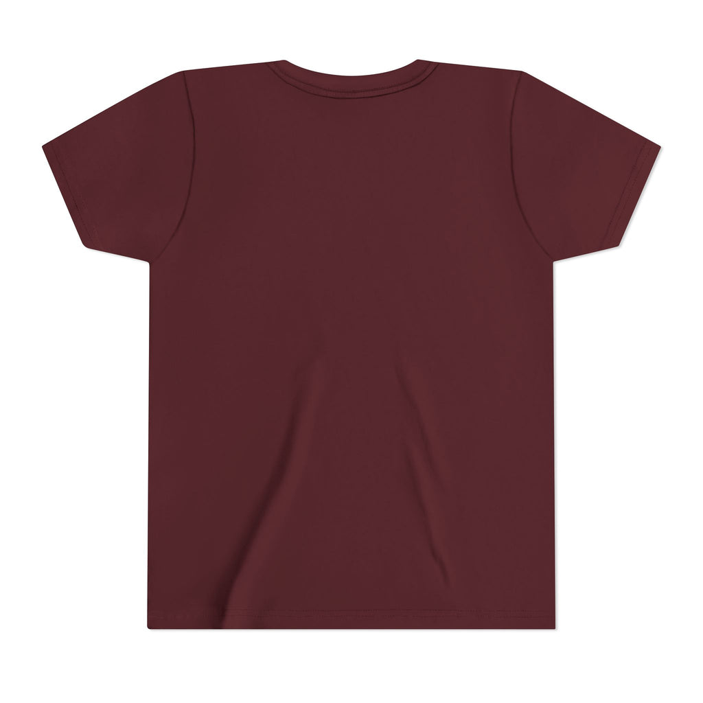 Youth Tee — Red Retro Pinup Girl Christmas Dress