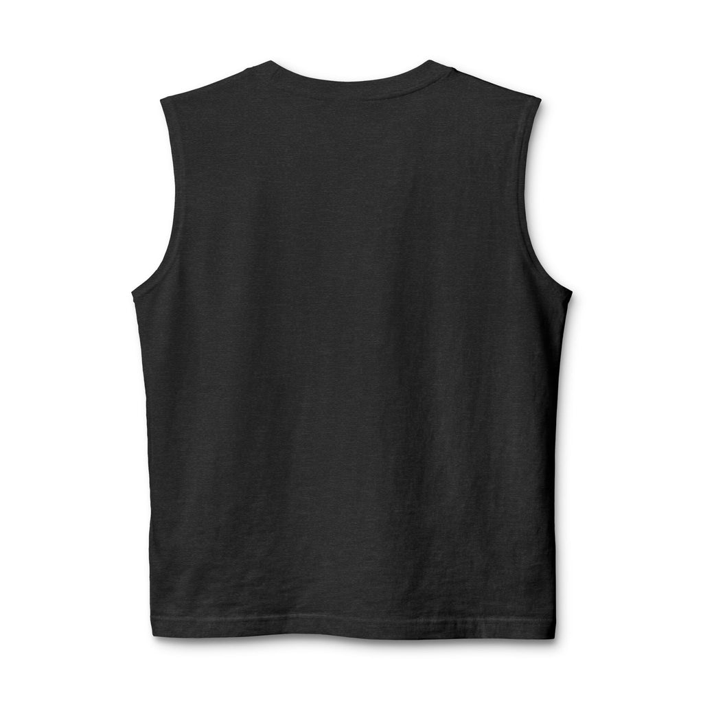 Heart Tic-Tac-Toe Muscle Tank — Cute Valentine’s Day Graphic Tank Top