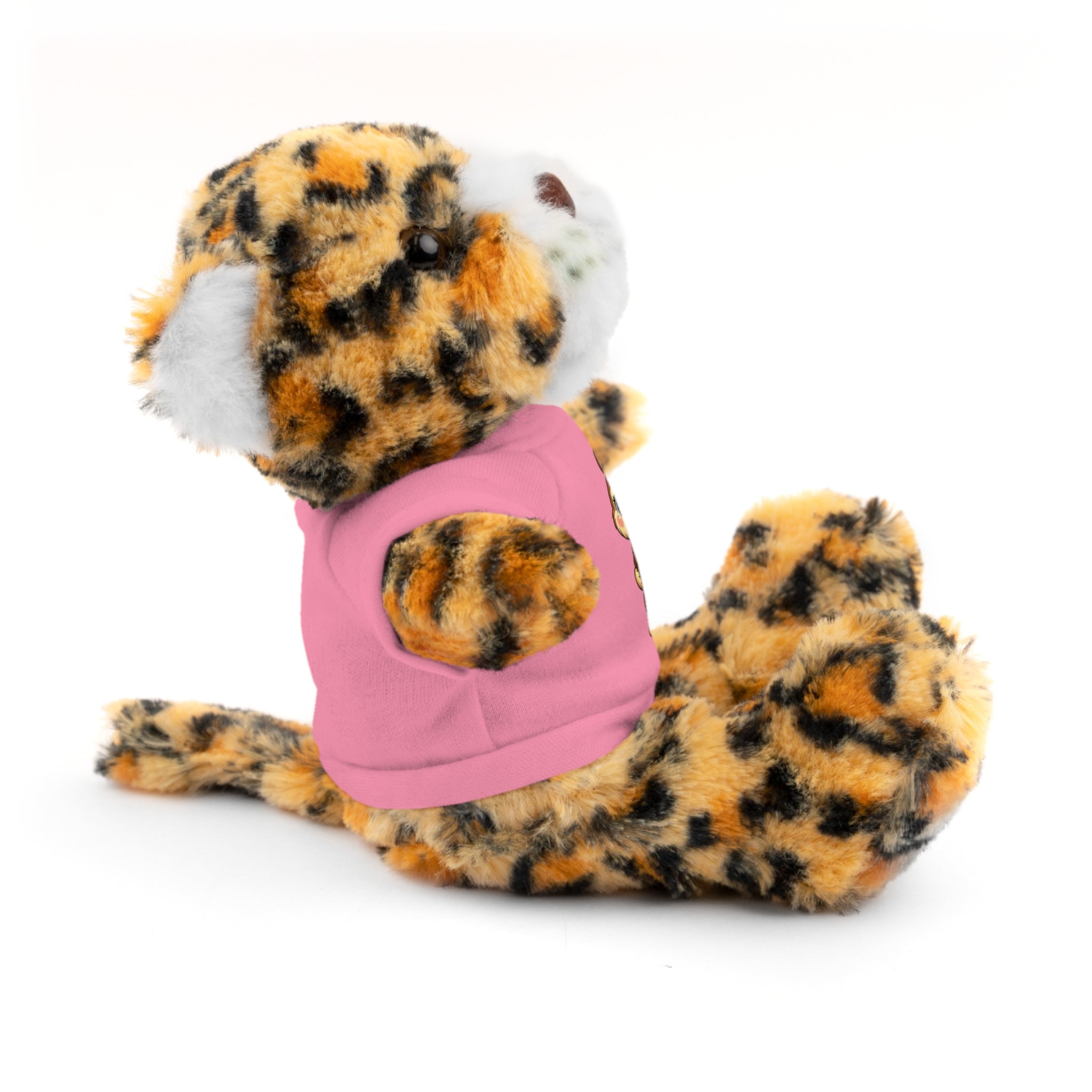 Cute Squirrel Plush Teddy with Graphic Tee — Adorable Stuffed Animal Gift