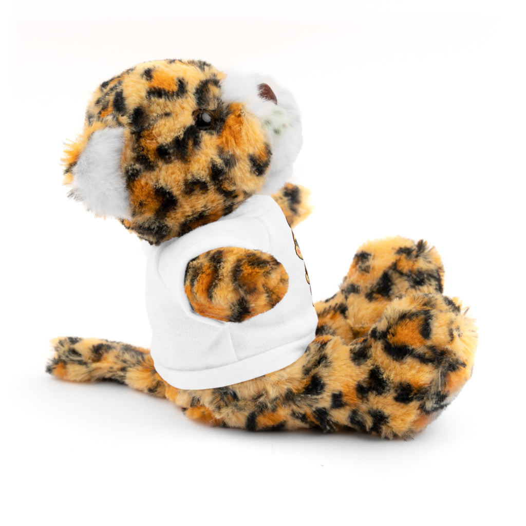 Cute Squirrel Plush Teddy with Graphic Tee — Adorable Stuffed Animal Gift