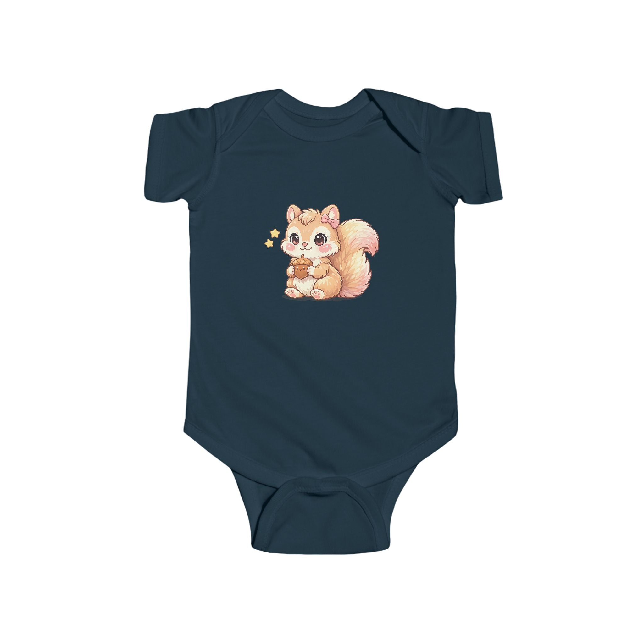 Cute Squirrel Baby Bodysuit — Adorable Woodland Infant Onesie