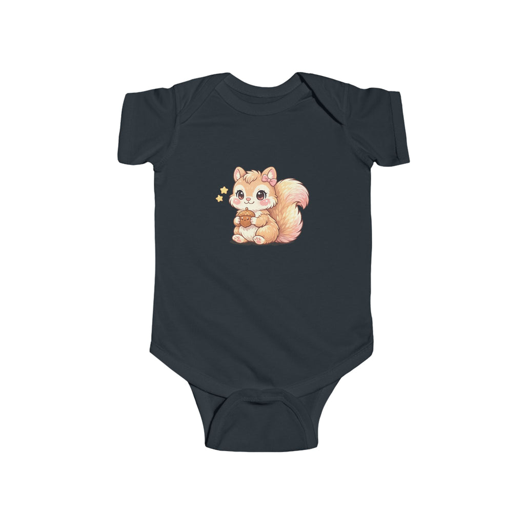 Cute Squirrel Baby Bodysuit — Adorable Woodland Infant Onesie