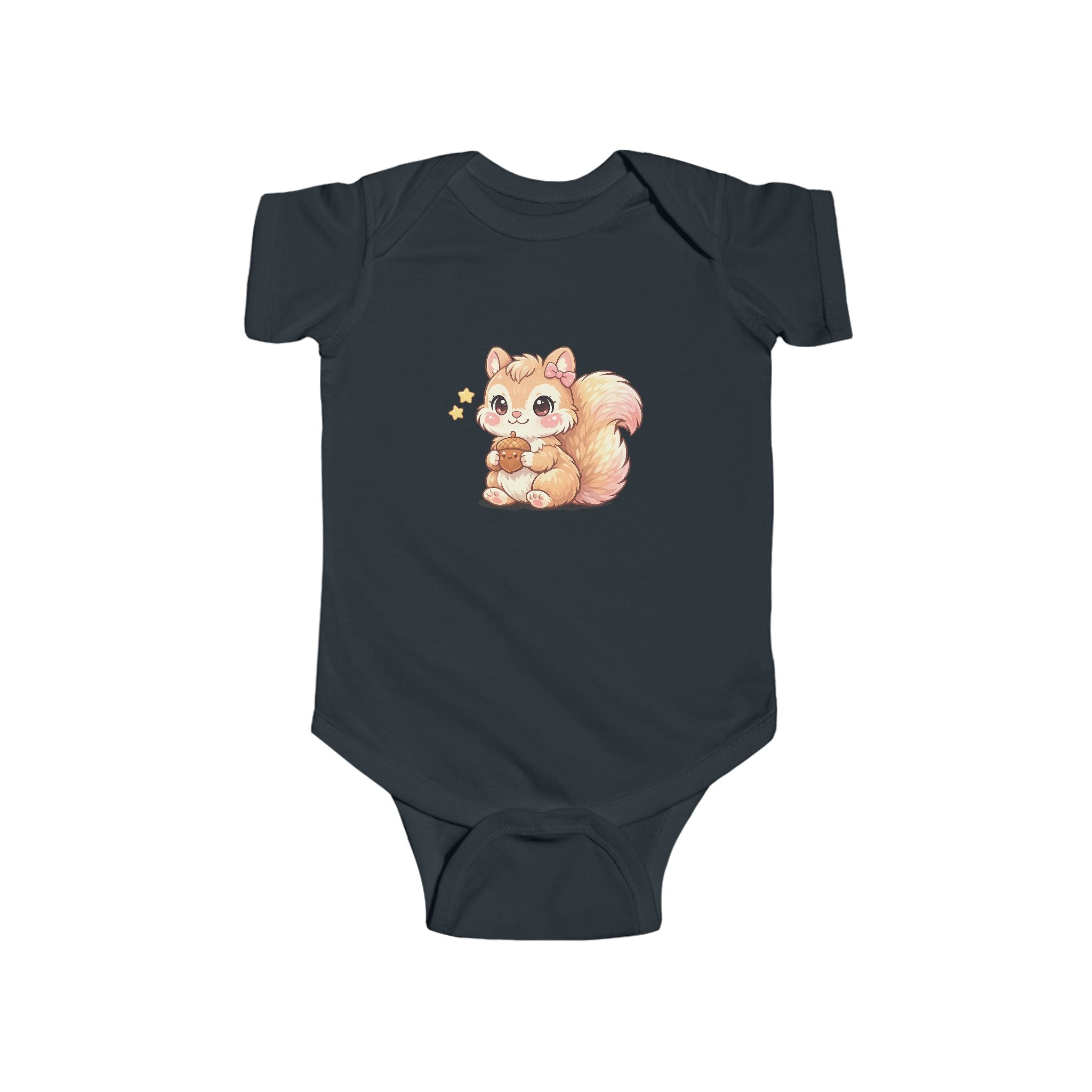 Cute Squirrel Baby Bodysuit — Adorable Woodland Infant Onesie