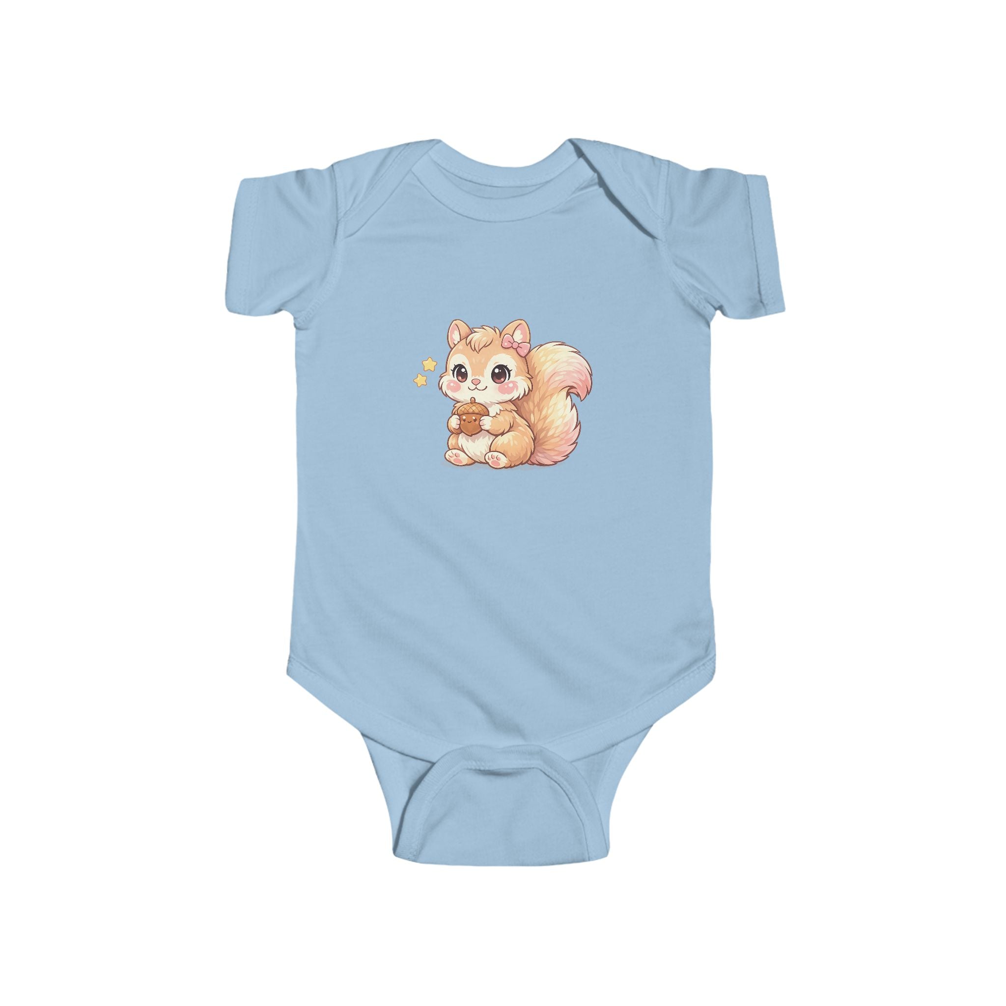 Cute Squirrel Baby Bodysuit — Adorable Woodland Infant Onesie
