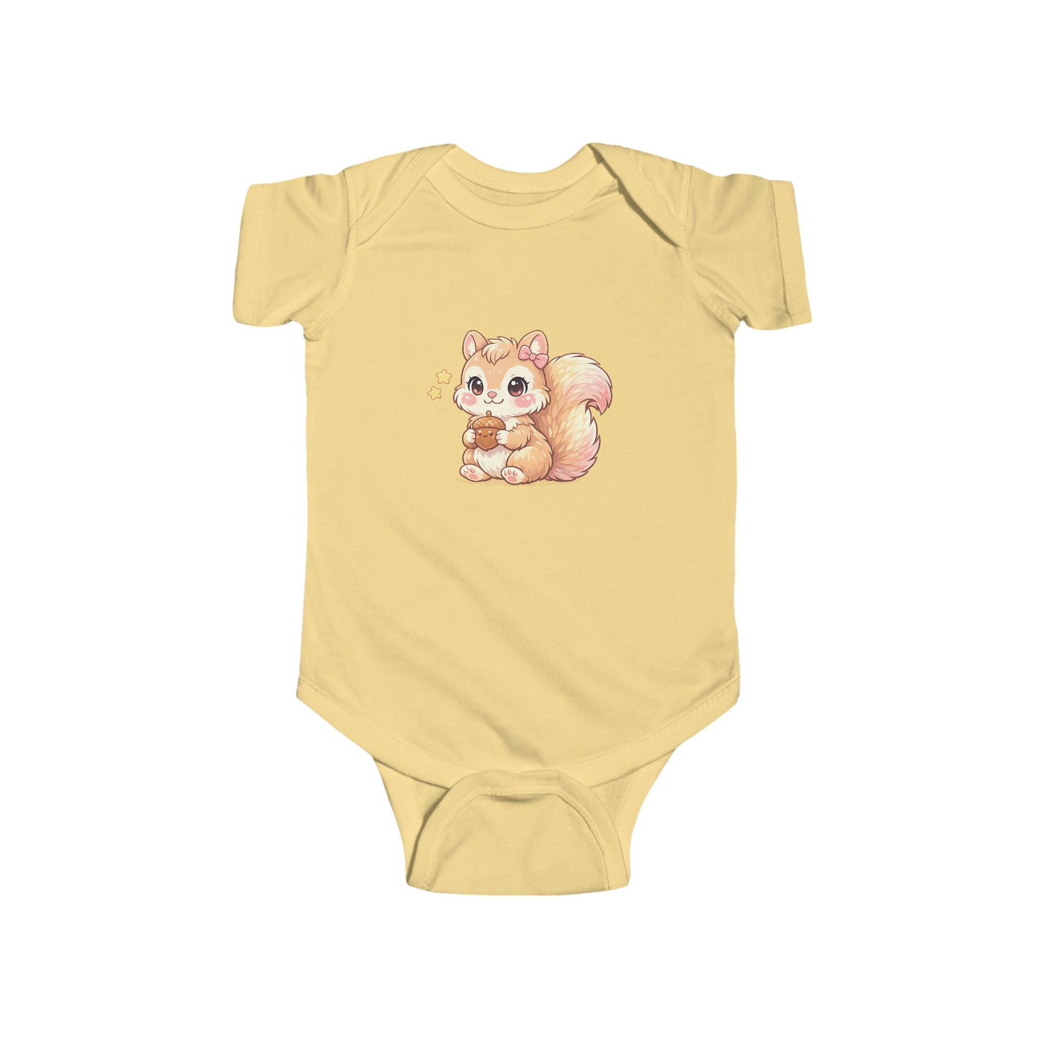 Cute Squirrel Baby Bodysuit — Adorable Woodland Infant Onesie