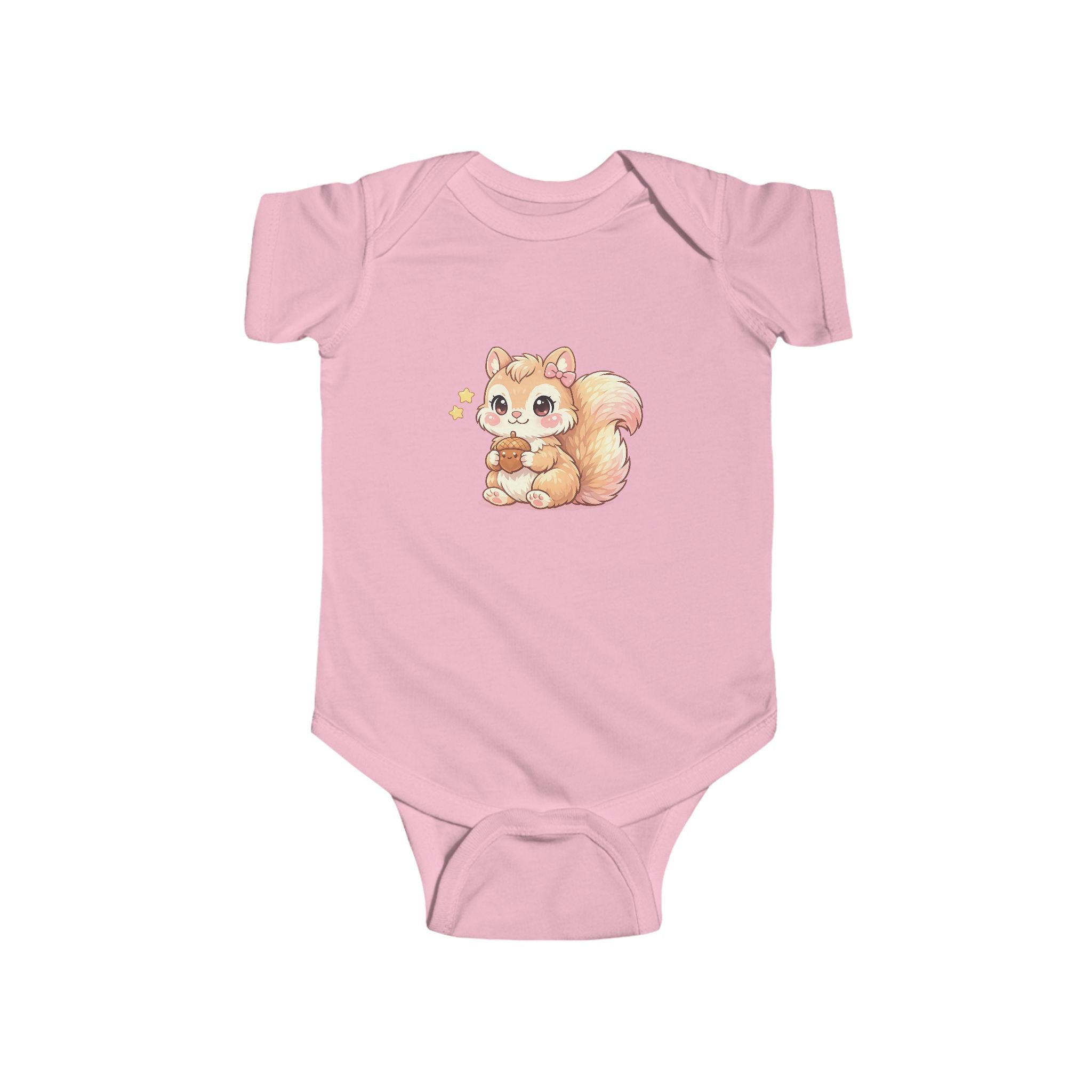 Cute Squirrel Baby Bodysuit — Adorable Woodland Infant Onesie