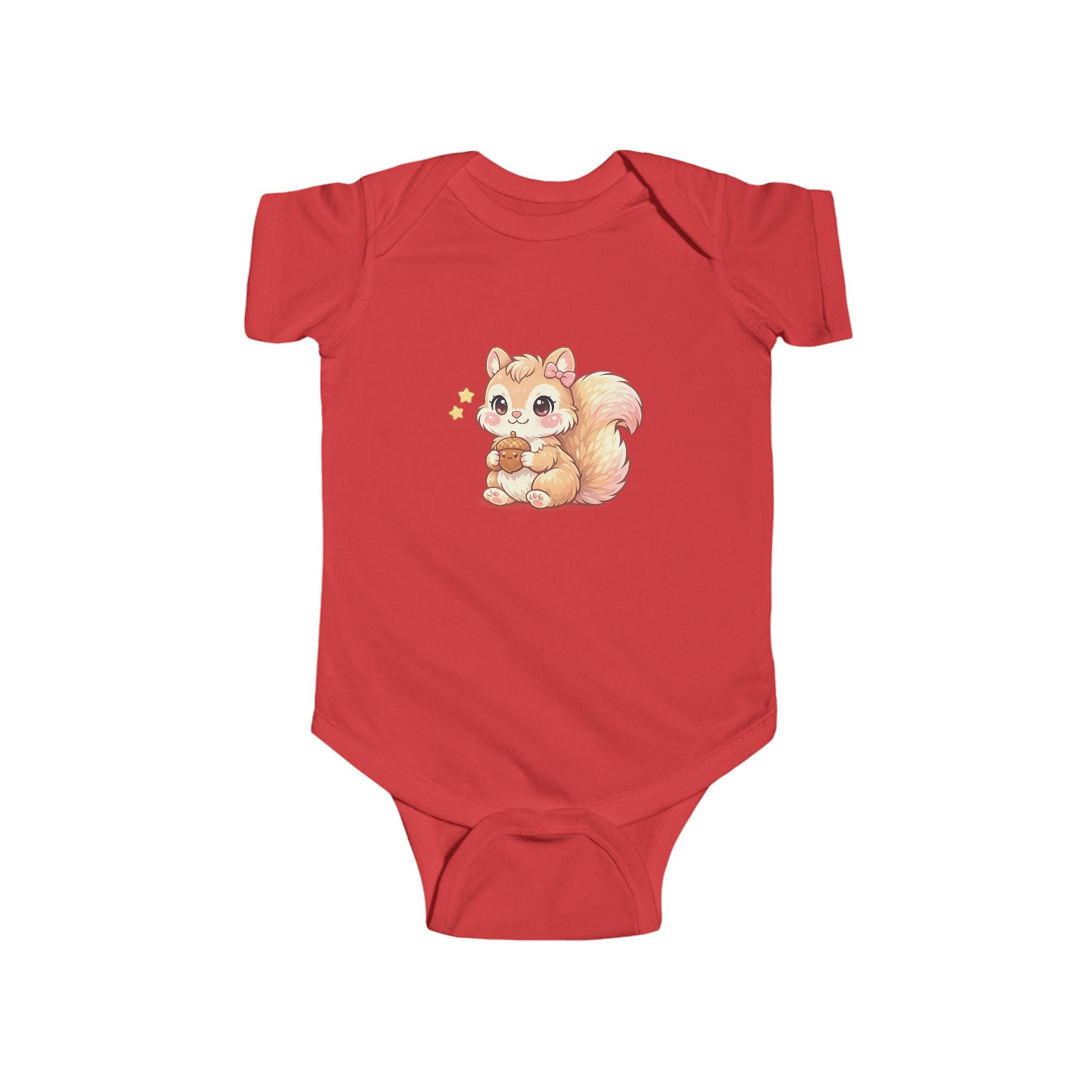 Cute Squirrel Baby Bodysuit — Adorable Woodland Infant Onesie