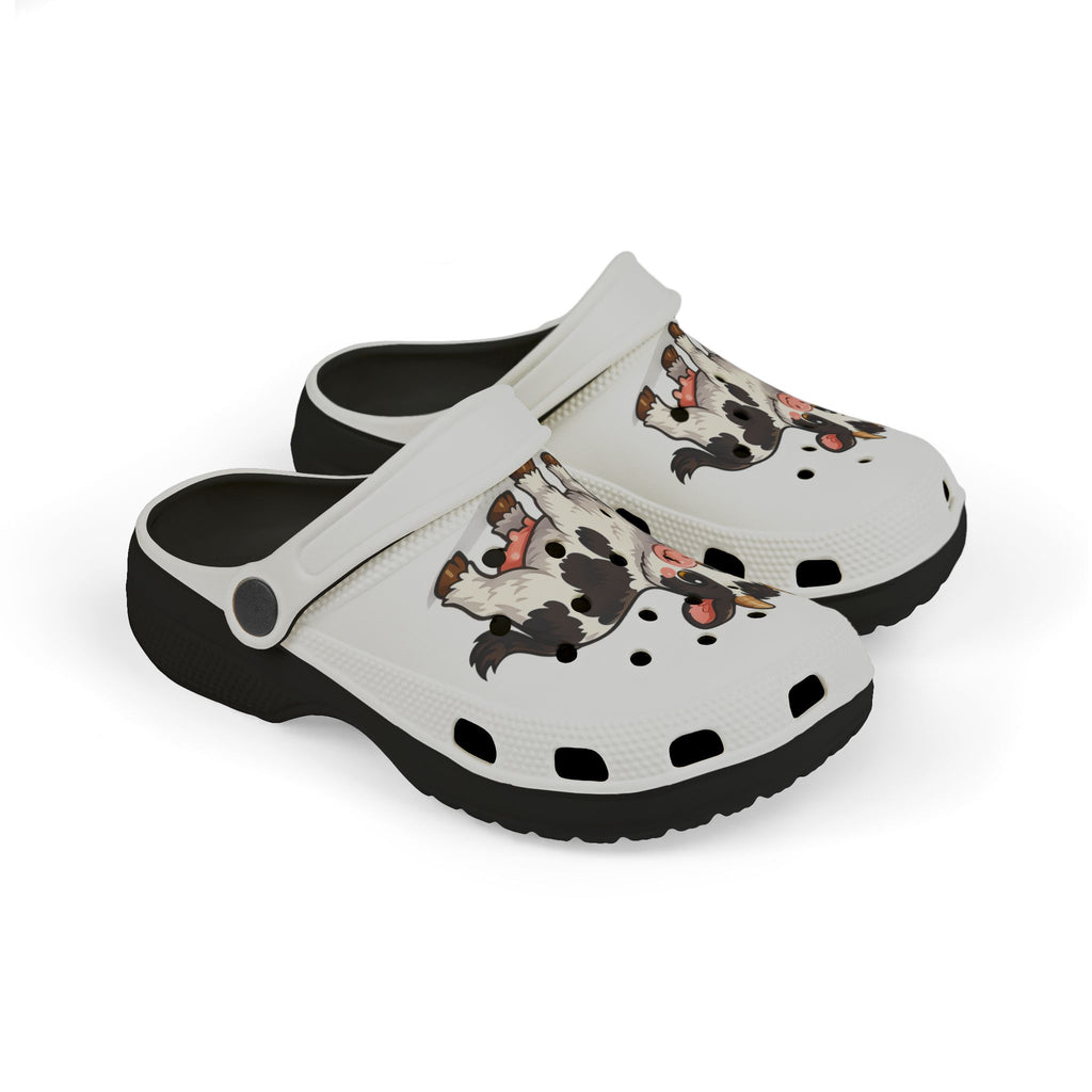 Kids Cow Print EVA Foam Clogs – Cute Farm Animal Slip-Ons