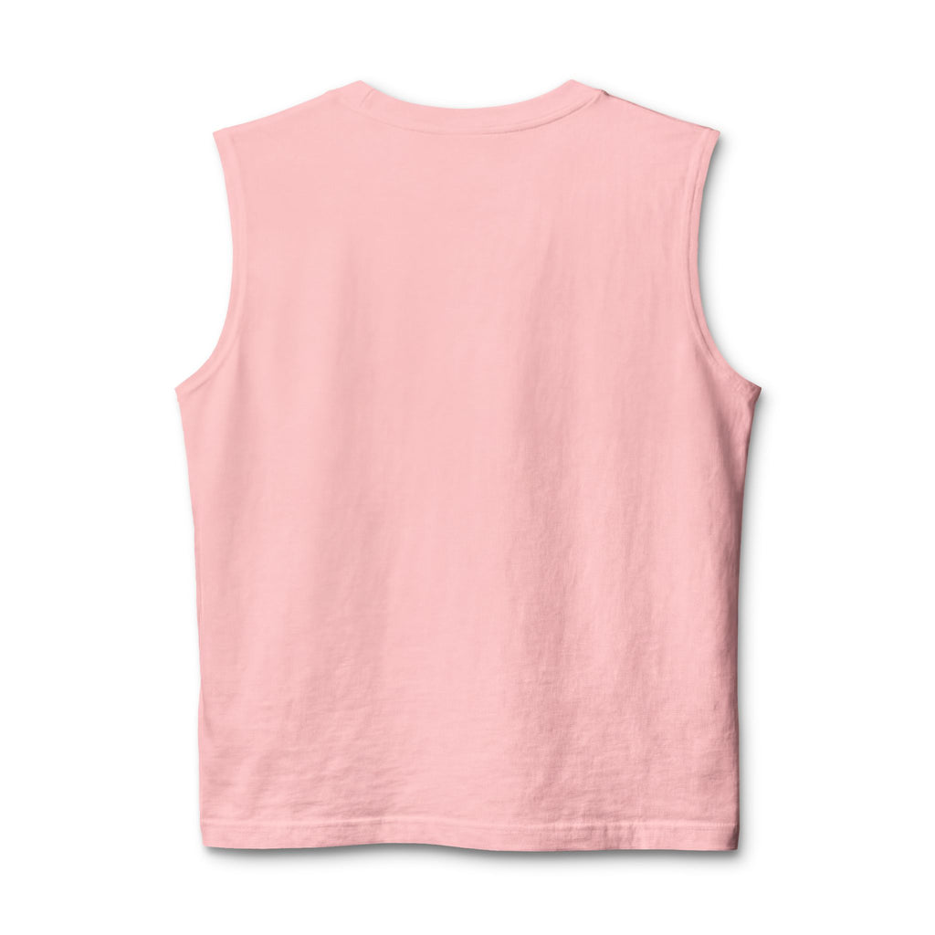 Heart Tic-Tac-Toe Muscle Tank — Cute Valentine’s Day Graphic Tank Top