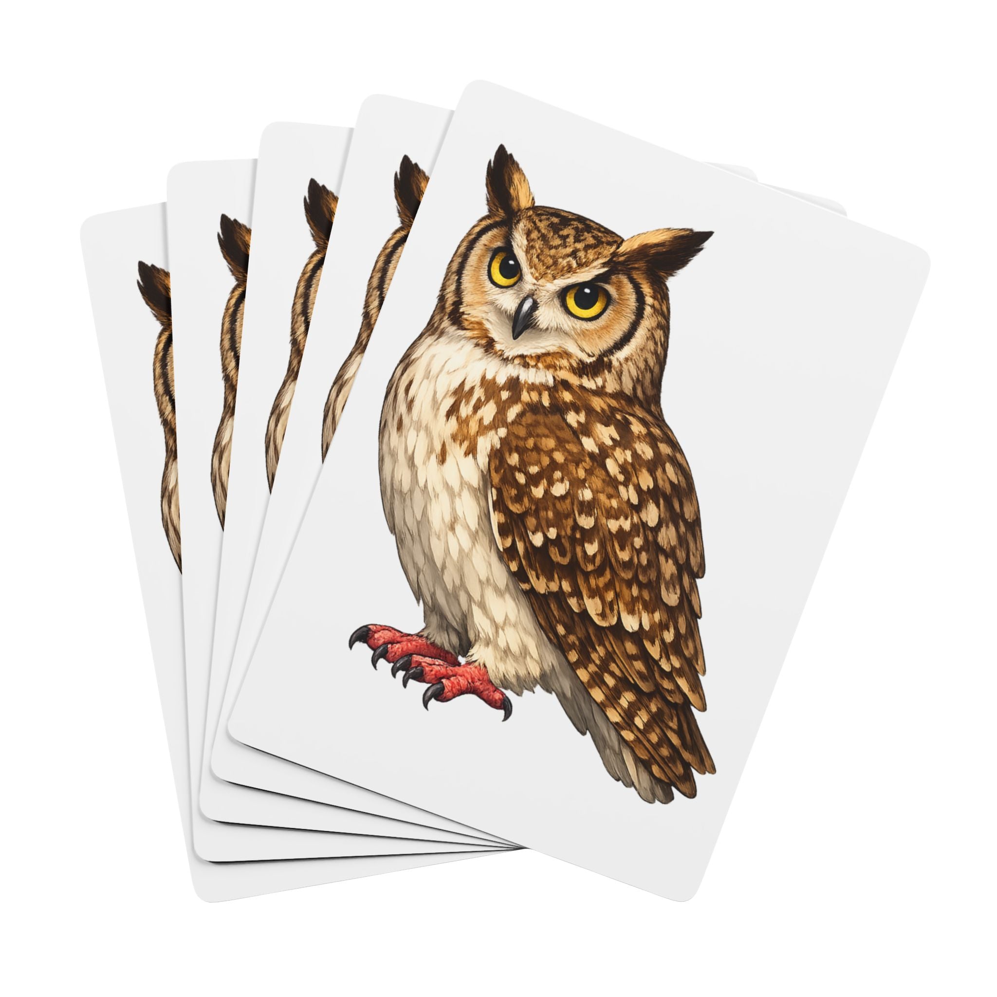 Owl Playing Cards – Vintage Wildlife Poker Deck