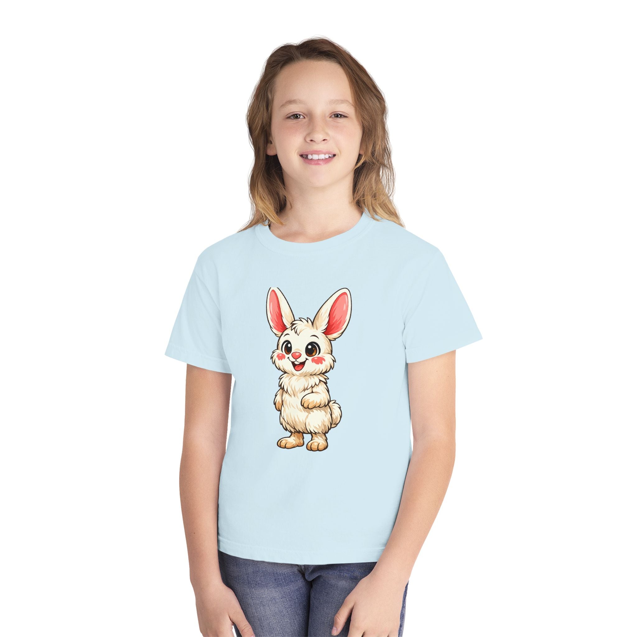 Cute Bunny Kids T‑Shirt – Adorable Cartoon Rabbit Tee for Toddlers & Kids