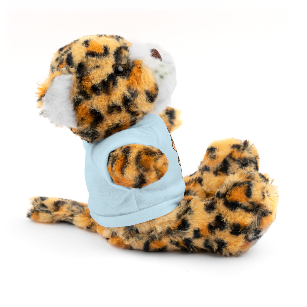 Cute Squirrel Plush Teddy with Graphic Tee — Adorable Stuffed Animal Gift
